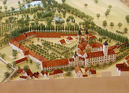 Schlossmodell in der Stadtgeschichtlichen Abteilung des Deutschordensmuseums