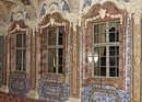 Innenfenster von Schloss Favorite bei Rastatt