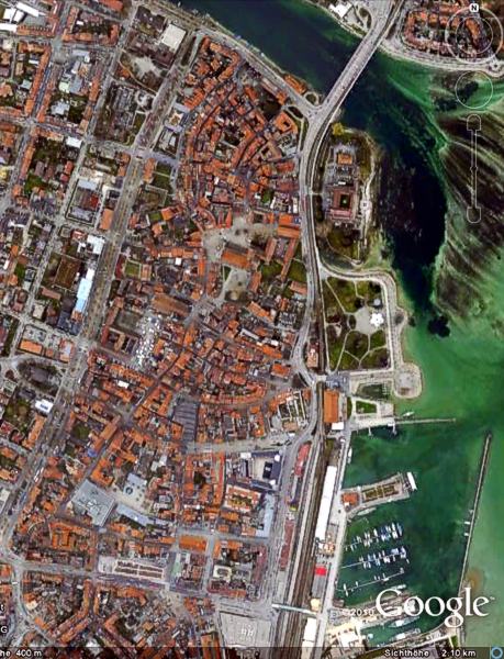 Satellitenbild der Altstadt