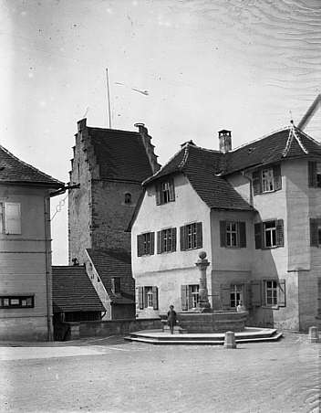 Rathaus Markdorf, um 1918