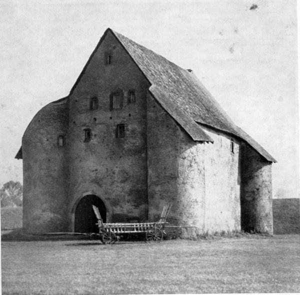 Entenburg, Zugangstor. Aufnahme vor 1950.