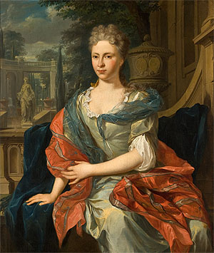NICOLAAS VERKOLJE (Delft 1673 – 1746 Amsterdam), Catharina Barbara van Buytenhem, geb. Dispontijn, nach 1714, Öl auf Leinwand, Wallraf-Richartz-Museum