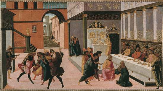 Jacopo del Sellaio, Convito della Regina Vasti