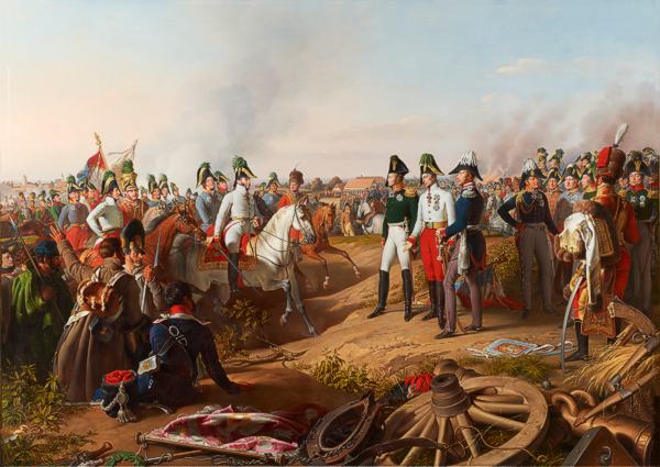 Johann Peter Krafft: „Siegesmeldung nach der Schlacht bei Leipzig“, Wien, 1839 © Stiftung Deutsches Historisches Museum 