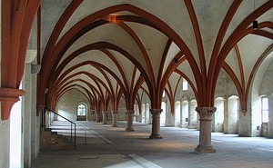 Dormitorium des ehem. Klosters Eberbach