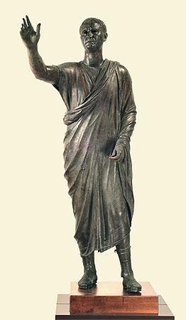 Statue des Redners Avle Metele