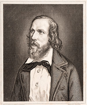 Friedrich Hecker, Porträt um 1850