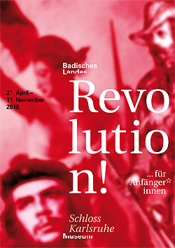 Plakat zur Revolutions-Ausstellung