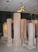 Römische Meilensteine im Badischen Landesmuseum Karlsruhe