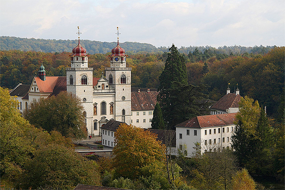 Klosterkirche Rheinau. Bild: wikipedia/Florian.Arnd (Eigenes Werk)