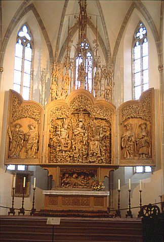 Breisach, Schnitzaltar im Münster St. Stephan