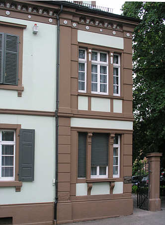 Häuser des 19. Jahrhunderts in der Schillerstraße