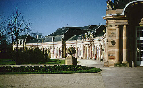 Schwetzingen, Schlosspark, Zirkelh&auml;user