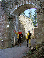 Wachen am Tor der Burg Geroldseck