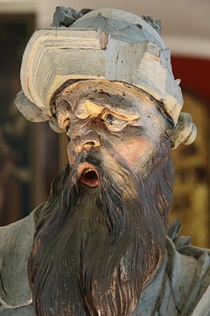 Skulptur von J. Feuchtmayer im Klostermuseum Salem