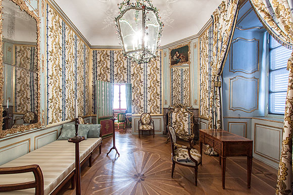Schloss Schwetzingen, Kabinett der Kurfürstin Elisabeth Augusta. Foto: Ursula Wetzel/ssg
