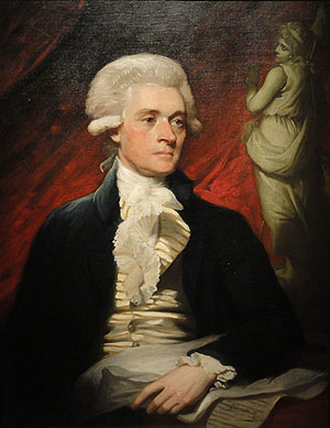 Mather Brown: Porträt Thomas Jeffersons, 1786 