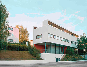 Stuttgart, Weissenhofsiedlung Einfamilien-Doppelhaus 
