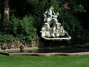 Schlossgarten Schwqetzingen, Seepferdbrunnen. Foto: kulturer.be