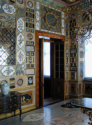 Schloss Favorite, Spiegelkabinett. Foto: kulturer.be