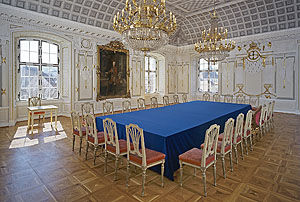 Deutschordensschloss Mergentheim: Kapitelsaal. Foto: SSG, Steffen Hauswirth