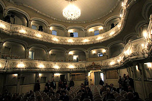 Schloss Schwetzingen, Pigage-Theater, Zuschauerränge. Foto: kulturer.be
