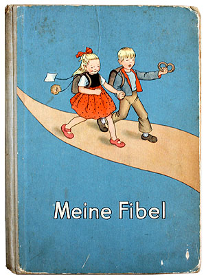 "Meine Fibel". Grundschul-Lesebuch, 1950. Foto: Erkenbert-Museum.Frankenthal