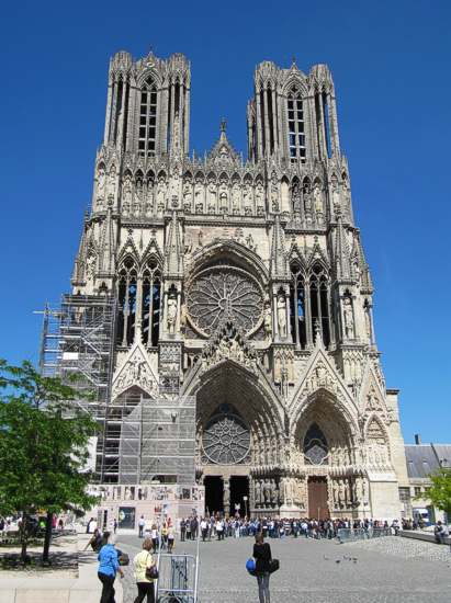 Die Westfassade der Kathedrale. Aufnahme Juni 2010 