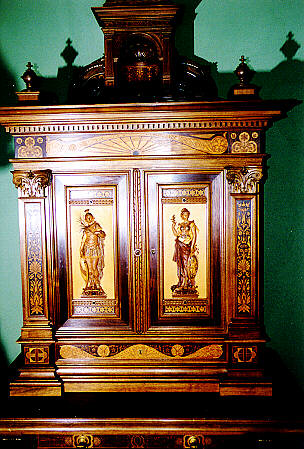 Kabinettschrank, hergestellt von Distelhorst, Karlsruhe, 1885