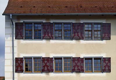 Hofgut Hochmauren in Rottweil, Fensterreihe