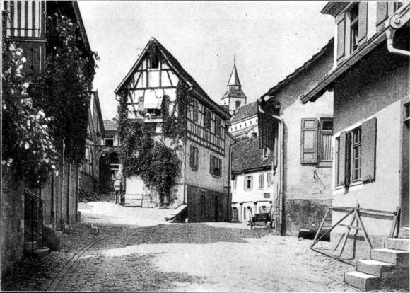 Gernsbach, Häuser im Wallbachtal