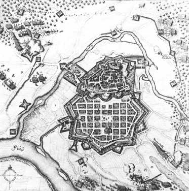 Mannheim, Modell von Stadt und Zitadelle