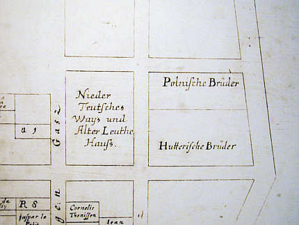 Mannheim, Stadtplan, 1663