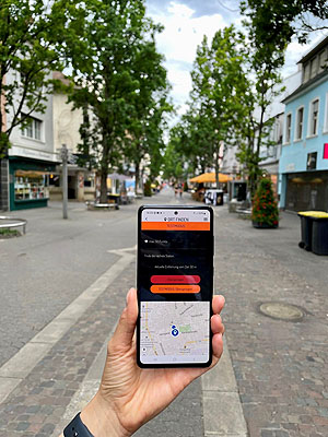 Per Smartphone und App durch Frankenthals Geschichte: App "Actionbound". Foto: Stadt Frankenthal
