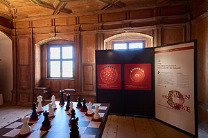 Blick in die Sonderausstellung „Fürstliche Hochzeiten – Netzwerke für die Zukunft“ 