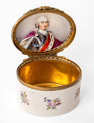 Tabatière mit Miniaturbildnis des Kurfürsten Carl Theodor