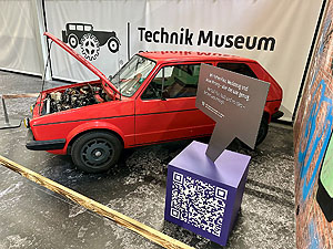 Impressionen aus dem Technik Museum Sinsheim: Autoreparatur